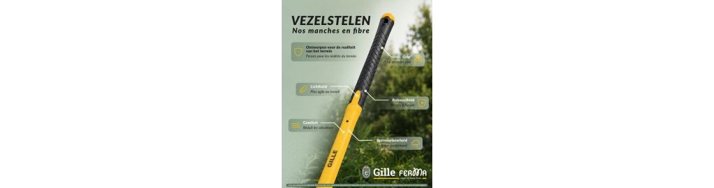 Pourquoi choisir nos manches en fibre ?