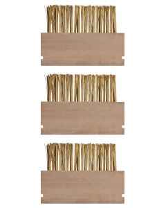 Brosses à désherber - 3 pièces - Pour support - Sans manche