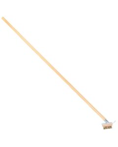 Brosse à désherber avec support et manche