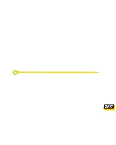 Piquet fileté à œillet 600 mm RAL 1021