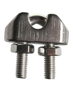 2 Serre câble grosby sur blister inox 4 mm