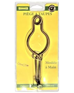 Mollenklem uit draad op kaart