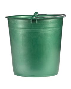 Metaalgroene emmer 12 lt