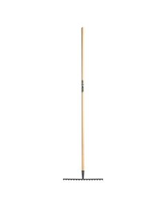 Rateau gris 16dts manche 150 cm