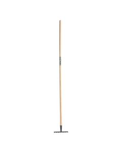 Rateau gris   8dts manche 150 cm