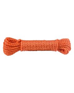 Polypropylène orange torsadé 4 mm 25 mt