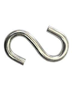 2 Open s haak op blister inox 4 mm