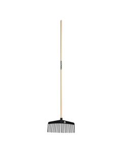 Balai feuille plastique souple 38cm a/manche