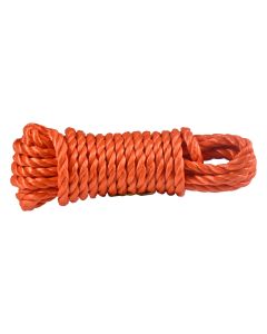 Polypropylène orange torsadé 12 mm 10 mt