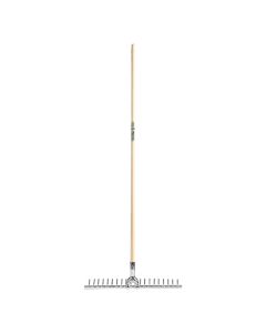 Alu gazonrijf met steel - 150cm