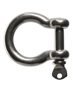 1 Manille lyre sur blister inox 6 mm