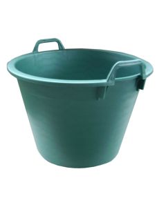 Metaalgroene kuip 40 lt