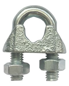 2 Kabelklem grosby op blister inox 2 mm