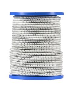 Bobine câble élastique 10 mm  100 mt bleu chiné