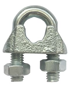 2 Kabelklem grosby 10 mm 3/8 + EAN